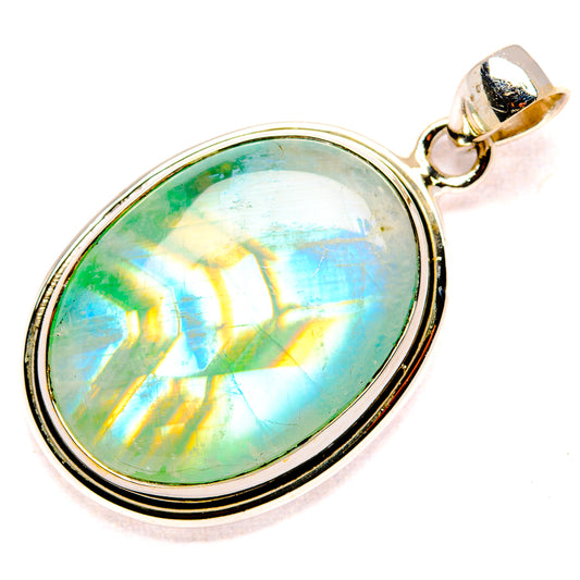 Green Moonstone Pendants handcrafted by Ana Silver Co - PD34860 - Photo 2