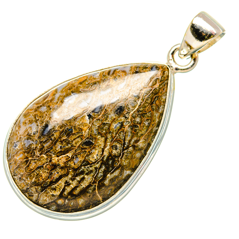 Dinosaur Bone Pendants handcrafted by Ana Silver Co - PD34867 - Photo 2