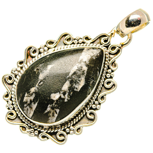 Pinolith Jasper Pendants handcrafted by Ana Silver Co - PD34868 - Photo 2