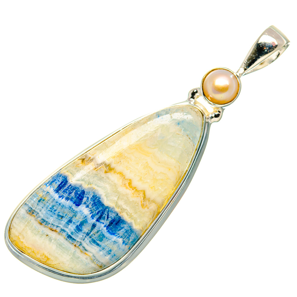 Blue Scheelite Pendants handcrafted by Ana Silver Co - PD34874 - Photo 2