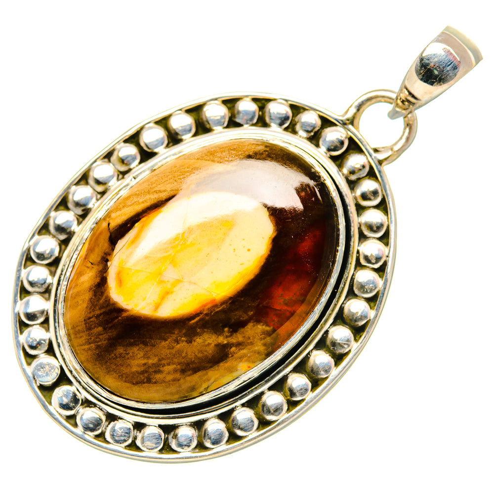 Peanut Wood Jasper Pendants handcrafted by Ana Silver Co - PD34901 - Photo 2