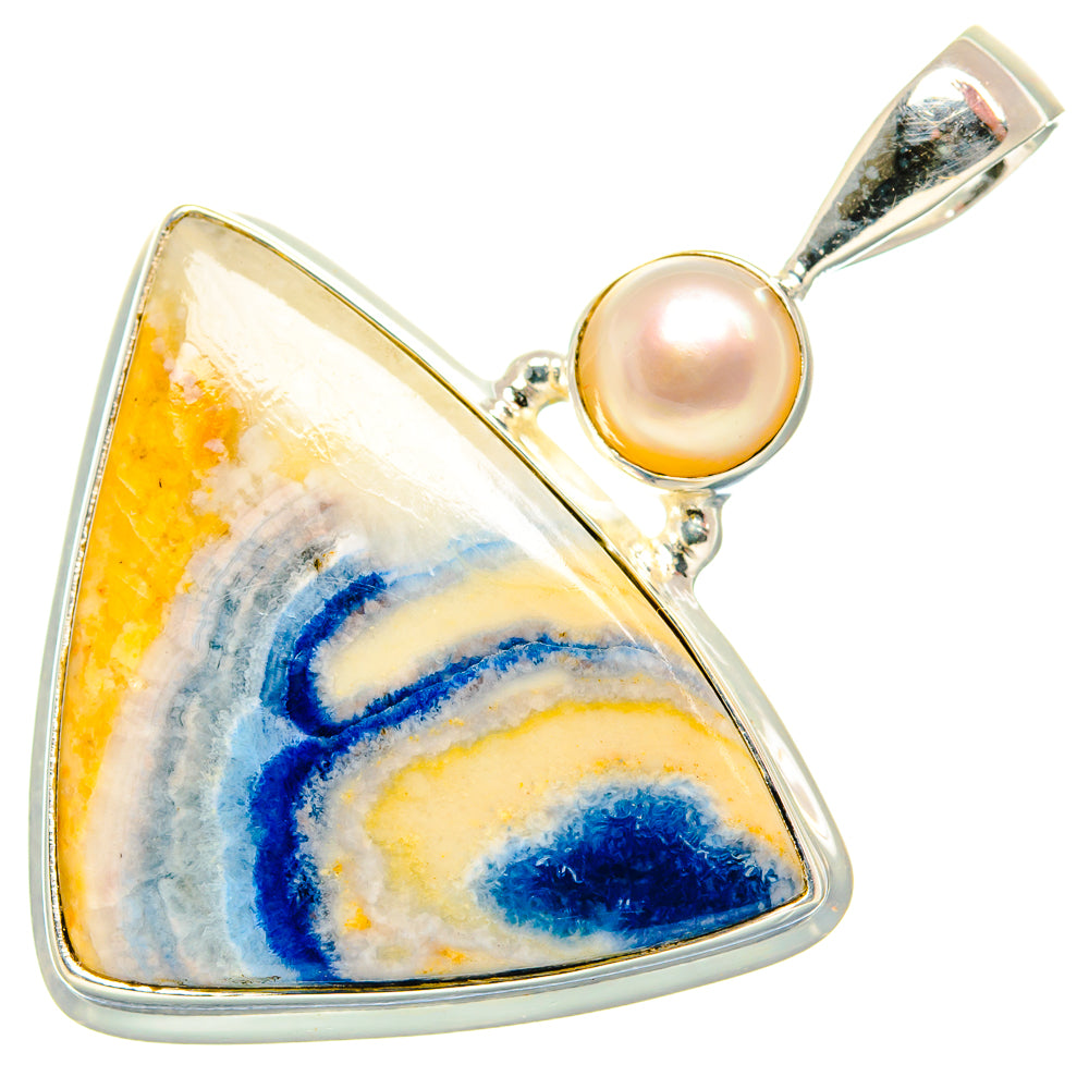 Blue Scheelite Pendants handcrafted by Ana Silver Co - PD34902 - Photo 2