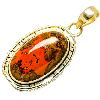 Moroccan Agate Pendants handcrafted by Ana Silver Co - PD34907 - Photo 2