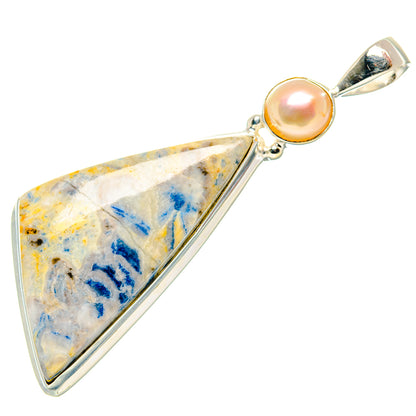 Blue Scheelite Pendants handcrafted by Ana Silver Co - PD34912 - Photo 2