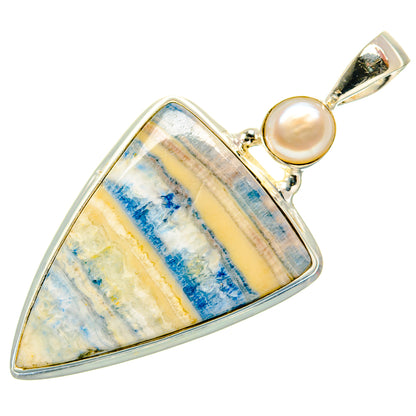 Blue Scheelite Pendants handcrafted by Ana Silver Co - PD34913 - Photo 2