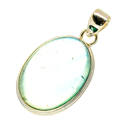 Blue Fluorite Pendants handcrafted by Ana Silver Co - PD3492