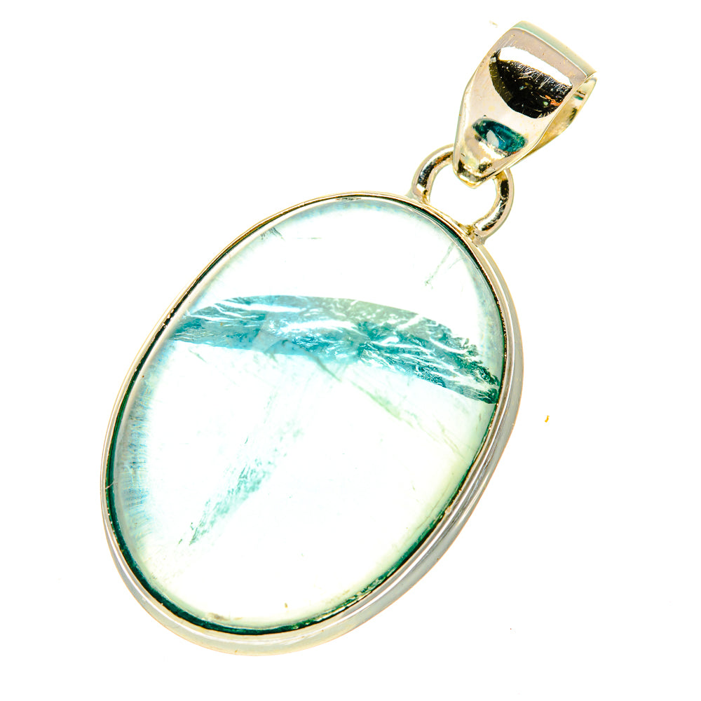 Blue Fluorite Pendants handcrafted by Ana Silver Co - PD3493