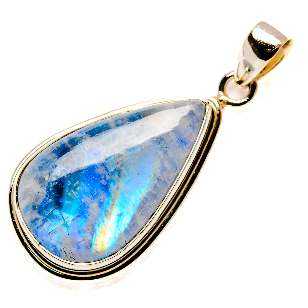 Rainbow Moonstone Pendants handcrafted by Ana Silver Co - PD34940 - Photo 2