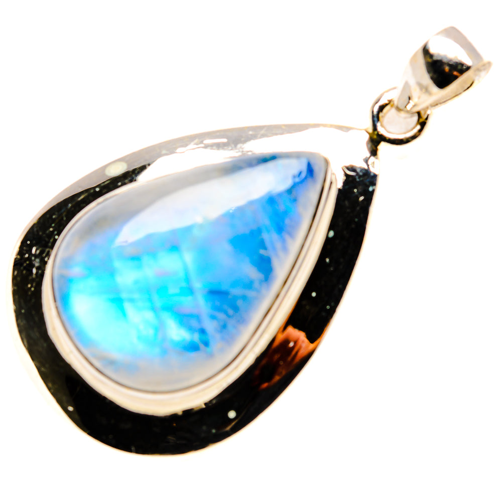 Rainbow Moonstone Pendants handcrafted by Ana Silver Co - PD34947 - Photo 2