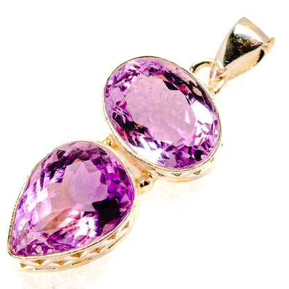 Amethyst Pendants handcrafted by Ana Silver Co - PD34953 - Photo 2