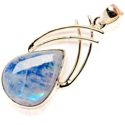 Rainbow Moonstone Pendants handcrafted by Ana Silver Co - PD34955 - Photo 2