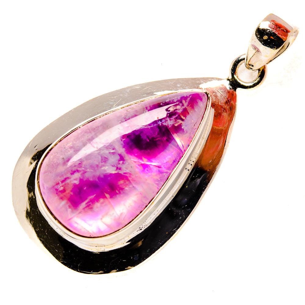 Pink Moonstone Pendants handcrafted by Ana Silver Co - PD34959 - Photo 2