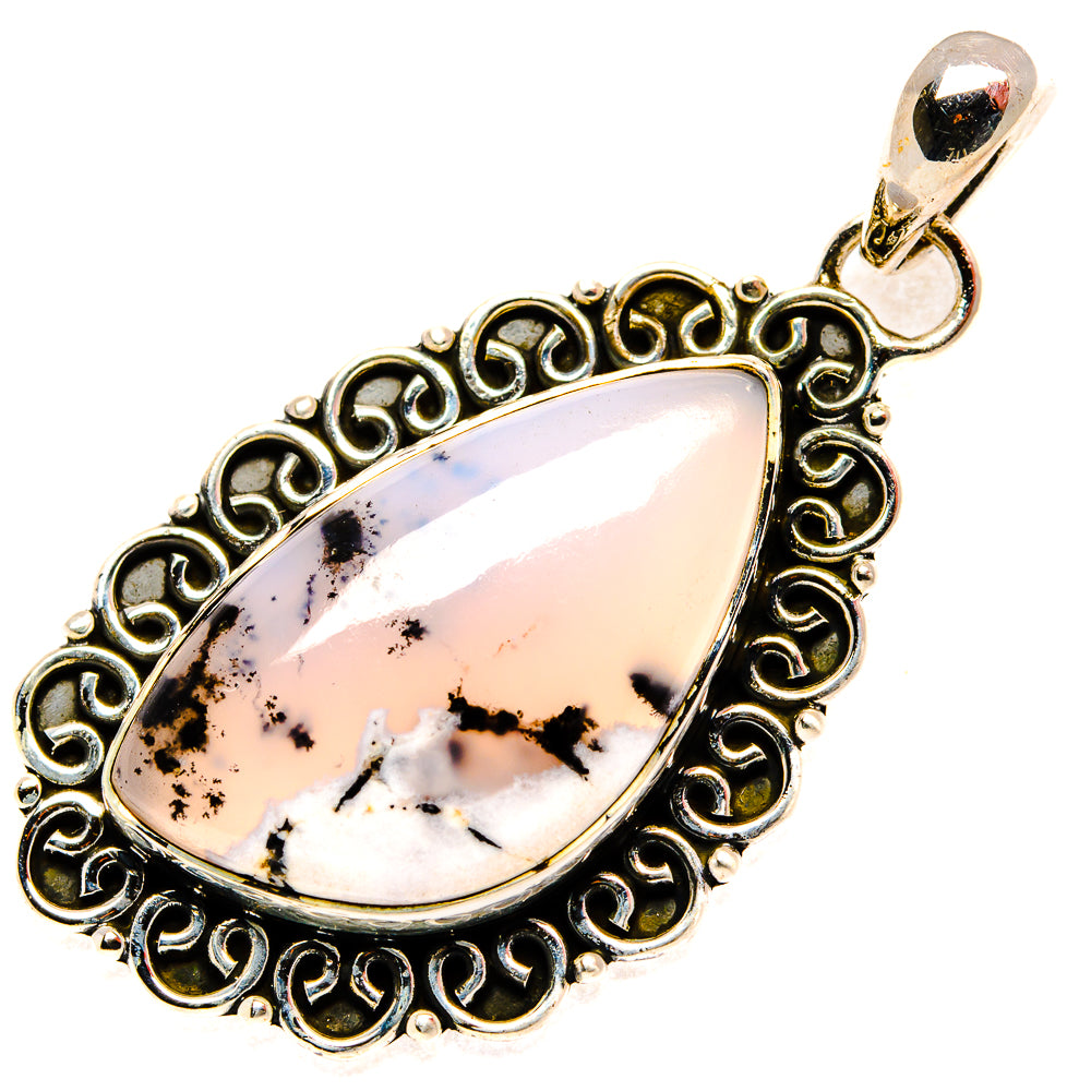 Dendritic Opal Pendants handcrafted by Ana Silver Co - PD34964 - Photo 2