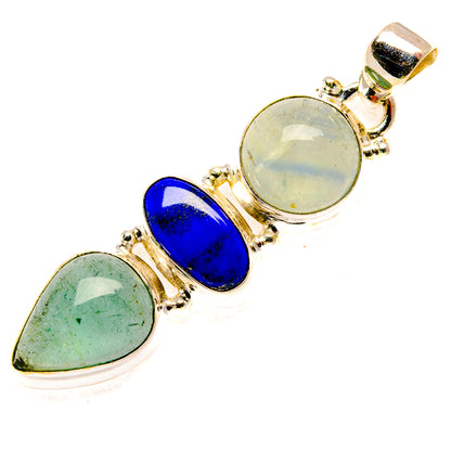 Aquamarine Pendants handcrafted by Ana Silver Co - PD34966 - Photo 2