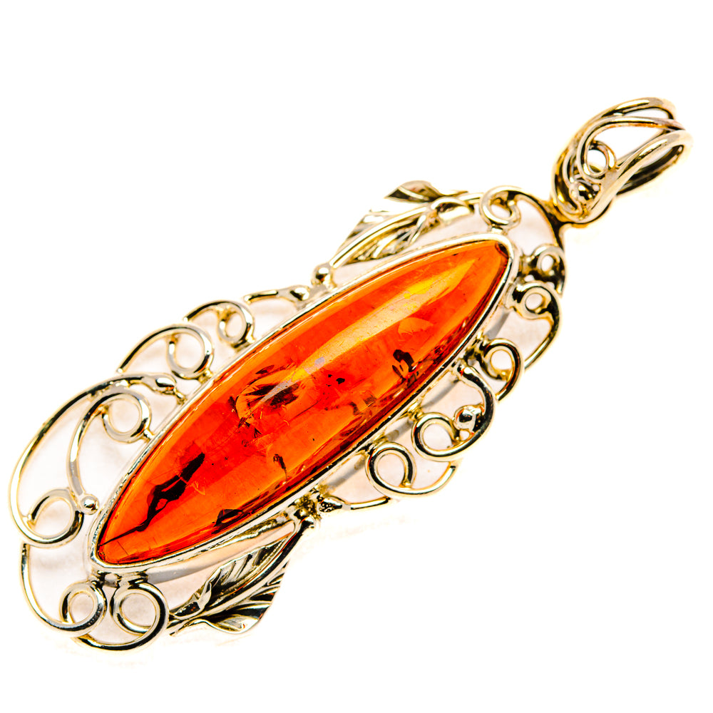 Baltic Amber Pendants handcrafted by Ana Silver Co - PD34970 - Photo 2