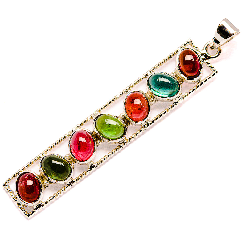 Tourmaline Pendants handcrafted by Ana Silver Co - PD34977 - Photo 2