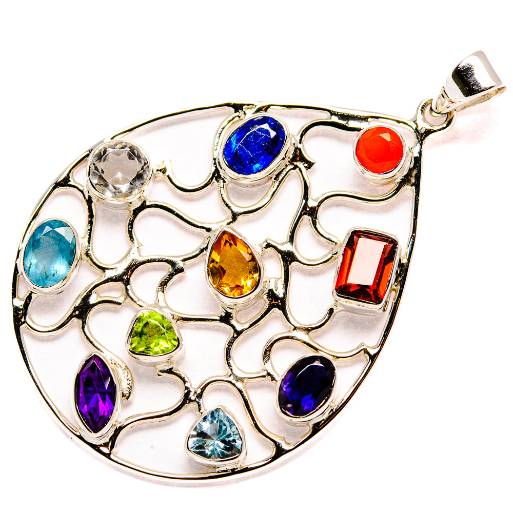 Multi-Gemstone Pendants handcrafted by Ana Silver Co - PD34979 - Photo 2