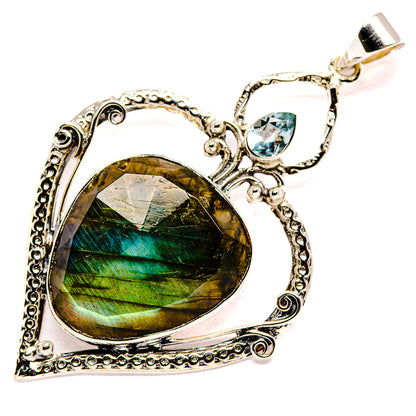 Labradorite Pendants handcrafted by Ana Silver Co - PD34980 - Photo 2