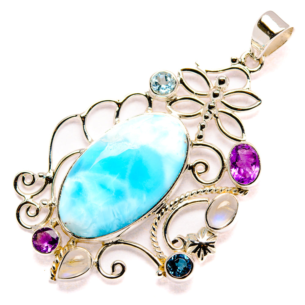Larimar Pendants handcrafted by Ana Silver Co - PD34987 - Photo 2