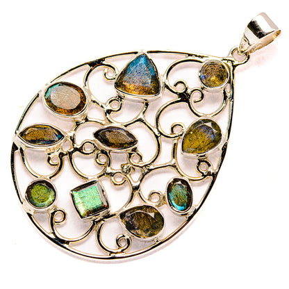 Labradorite Pendants handcrafted by Ana Silver Co - PD34990 - Photo 2