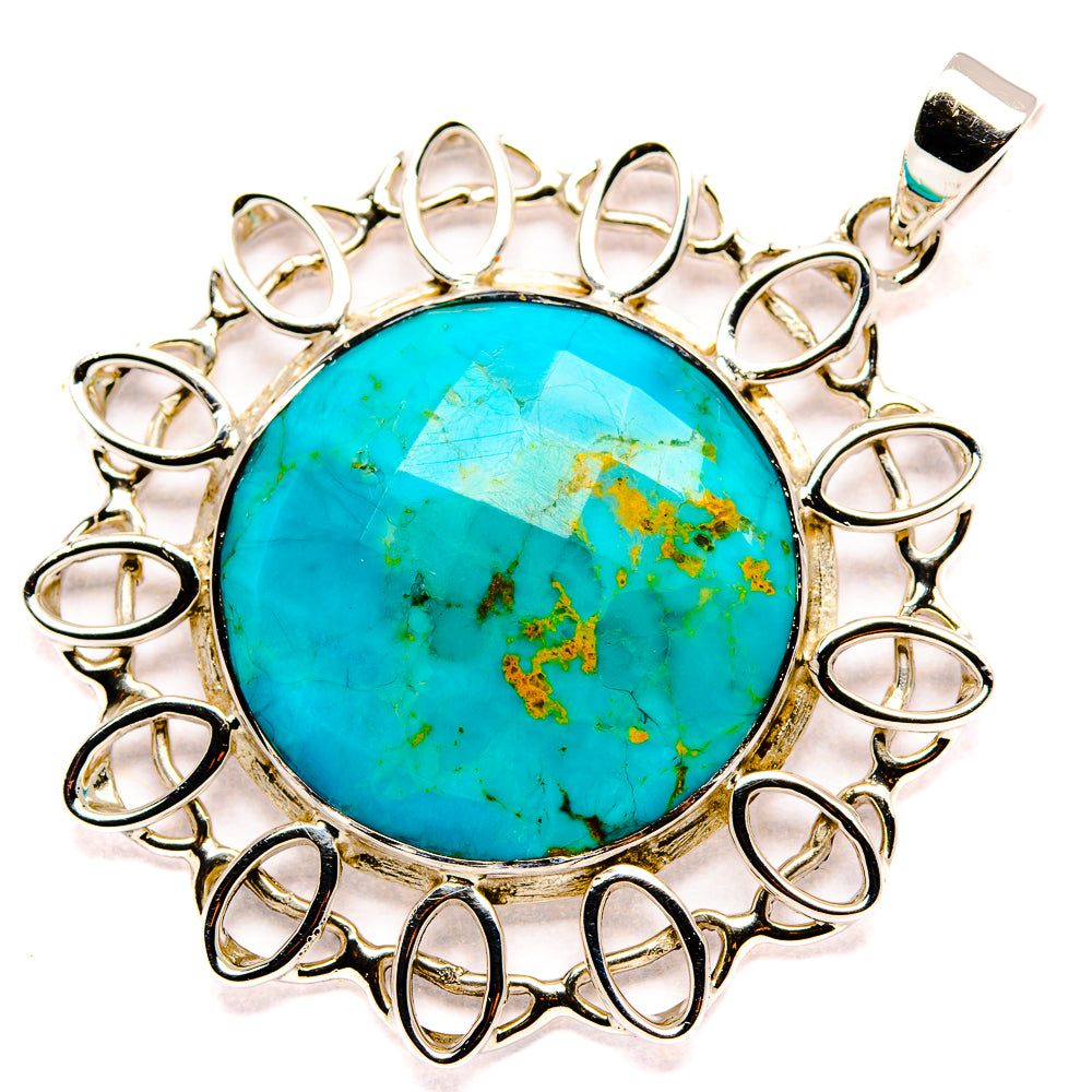 Arizona Turquoise Pendants handcrafted by Ana Silver Co - PD34991 - Photo 2