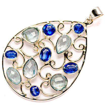 Aquamarine Pendants handcrafted by Ana Silver Co - PD34994 - Photo 2