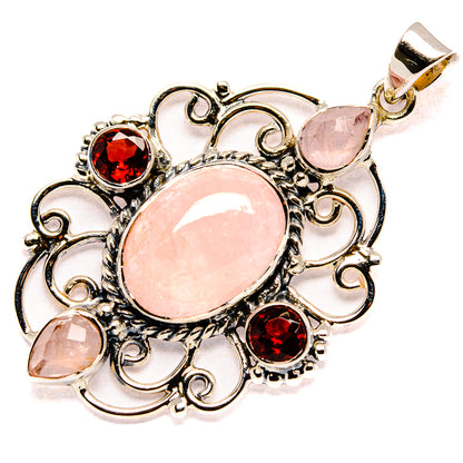 Morganite Pendants handcrafted by Ana Silver Co - PD34996 - Photo 2
