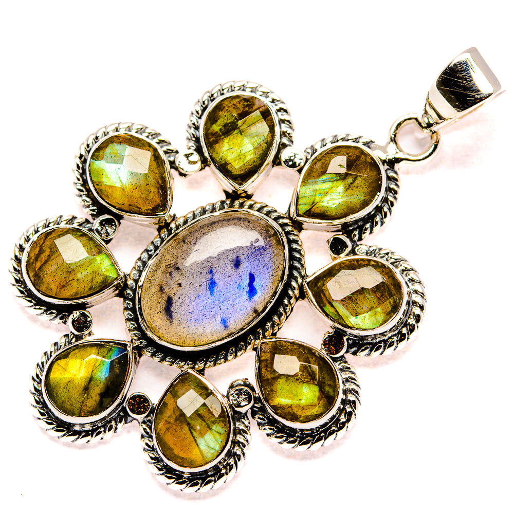 Labradorite Pendants handcrafted by Ana Silver Co - PD35000 - Photo 2