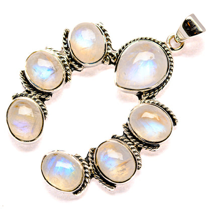Rainbow Moonstone Pendants handcrafted by Ana Silver Co - PD35002 - Photo 2