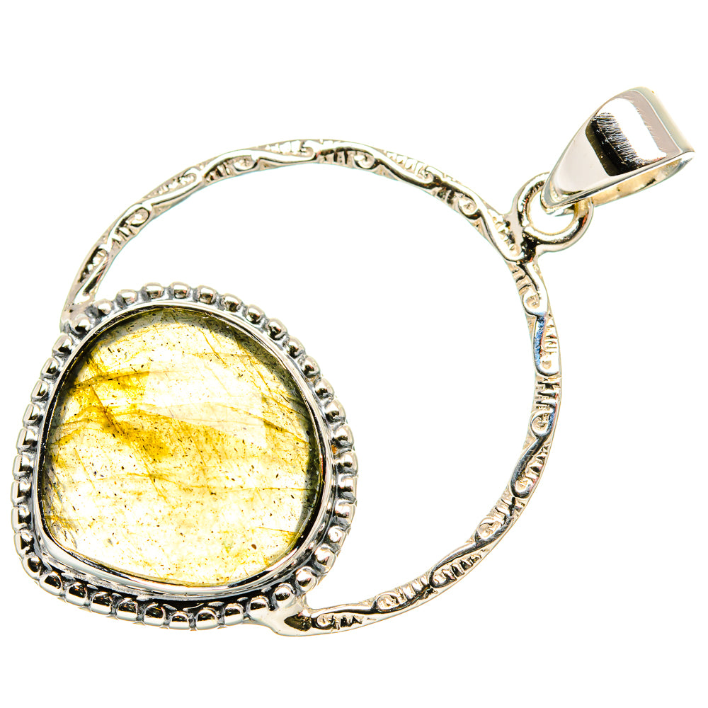 Labradorite Pendants handcrafted by Ana Silver Co - PD35007 - Photo 2