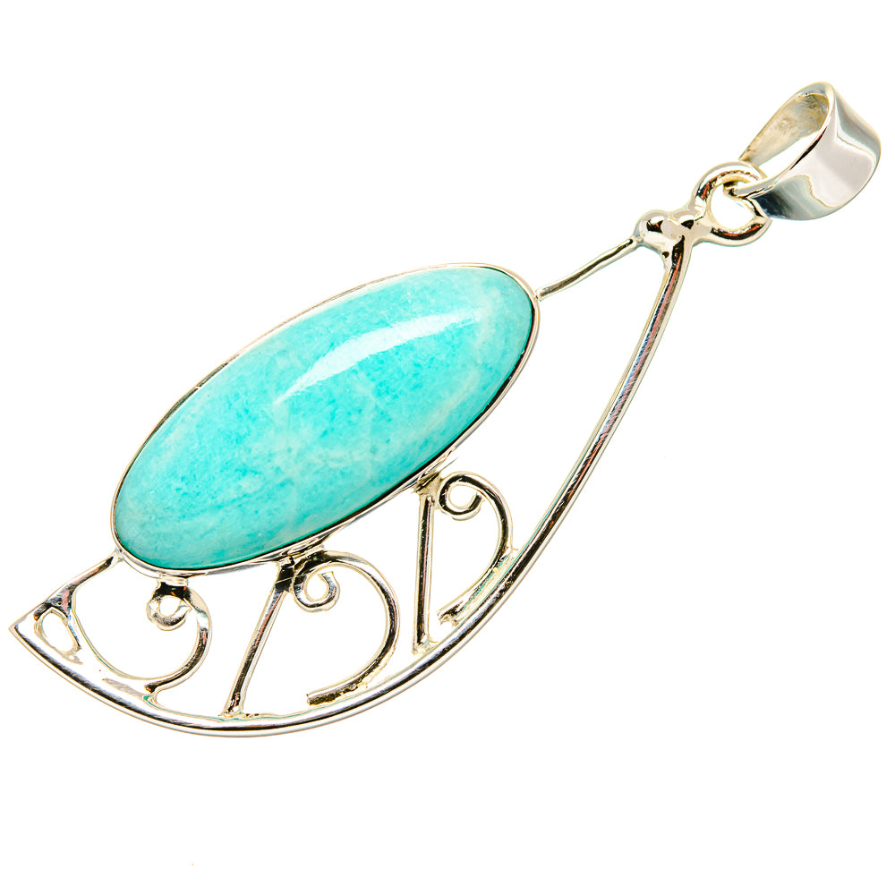 Amazonite Pendants handcrafted by Ana Silver Co - PD35009 - Photo 2