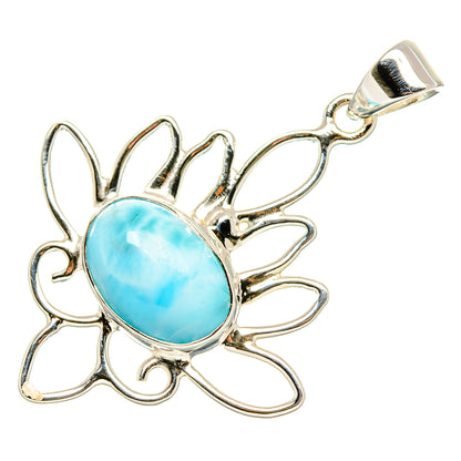 Larimar Pendants handcrafted by Ana Silver Co - PD35010 - Photo 2