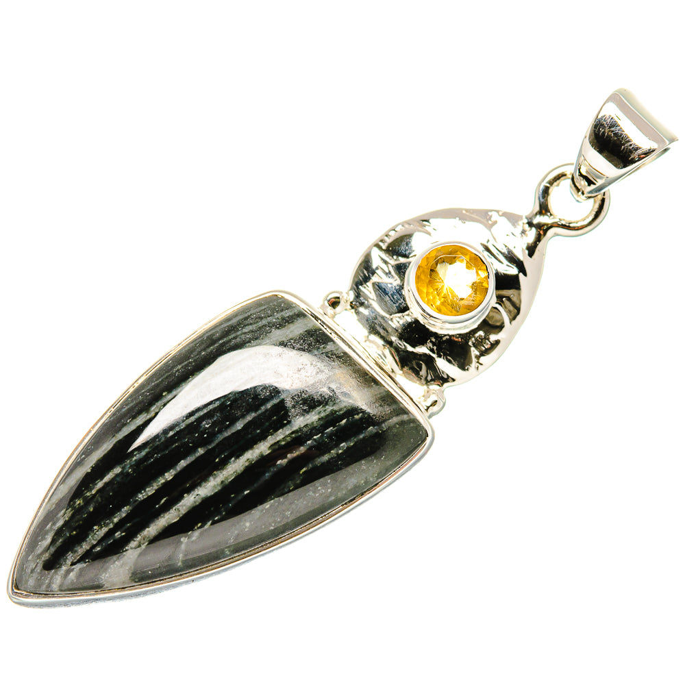 Pinolith Jasper Pendants handcrafted by Ana Silver Co - PD35011 - Photo 2