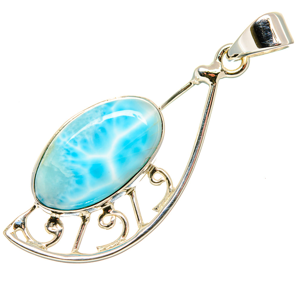 Larimar Pendants handcrafted by Ana Silver Co - PD35016 - Photo 2