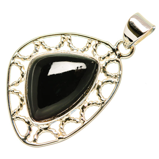 Black Onyx Pendants handcrafted by Ana Silver Co - PD35017 - Photo 2