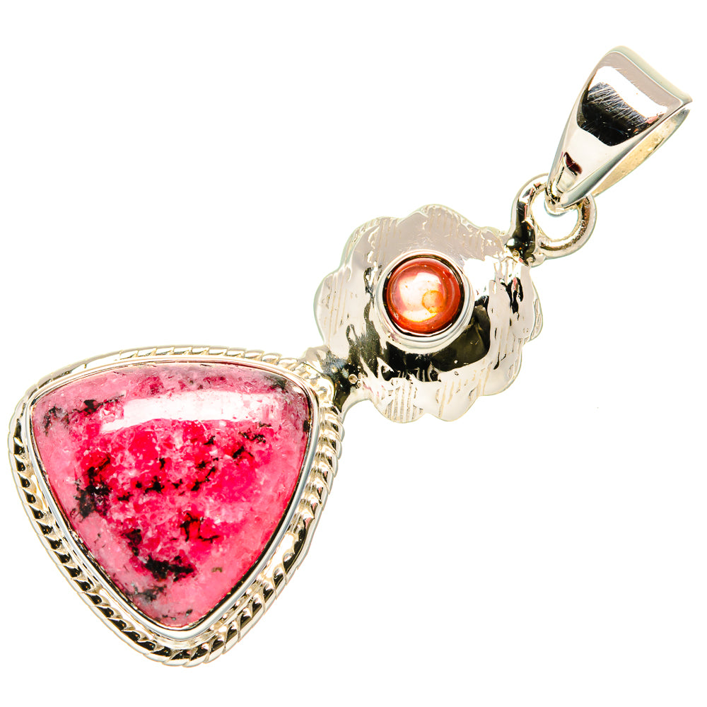 Rhodonite Pendants handcrafted by Ana Silver Co - PD35028 - Photo 2