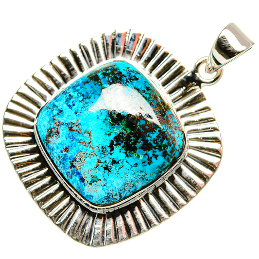 Shattuckite Pendants handcrafted by Ana Silver Co - PD35030 - Photo 2