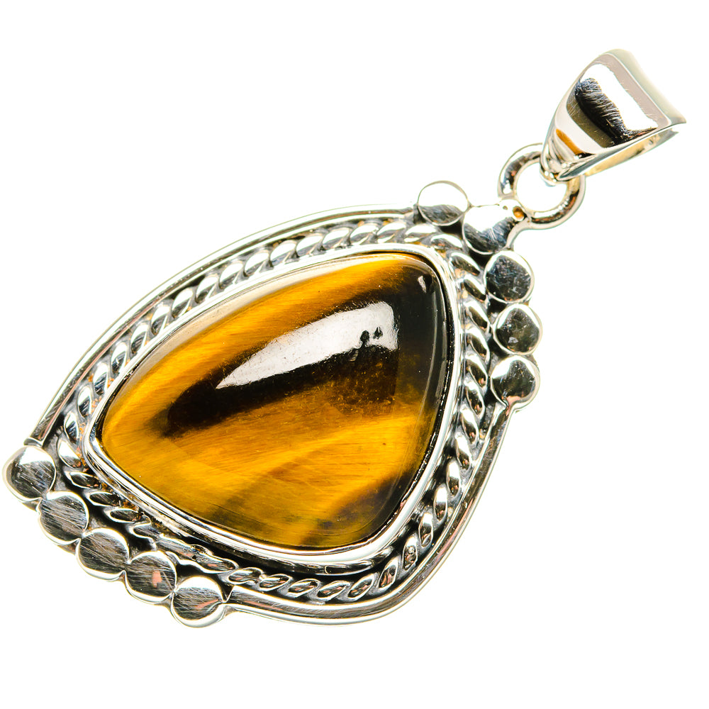Tiger Eye Pendants handcrafted by Ana Silver Co - PD35031 - Photo 2