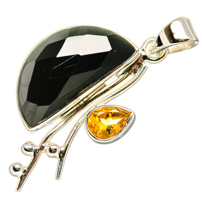 Black Onyx Pendants handcrafted by Ana Silver Co - PD35032 - Photo 2
