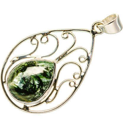 Seraphinite Pendants handcrafted by Ana Silver Co - PD35035 - Photo 2