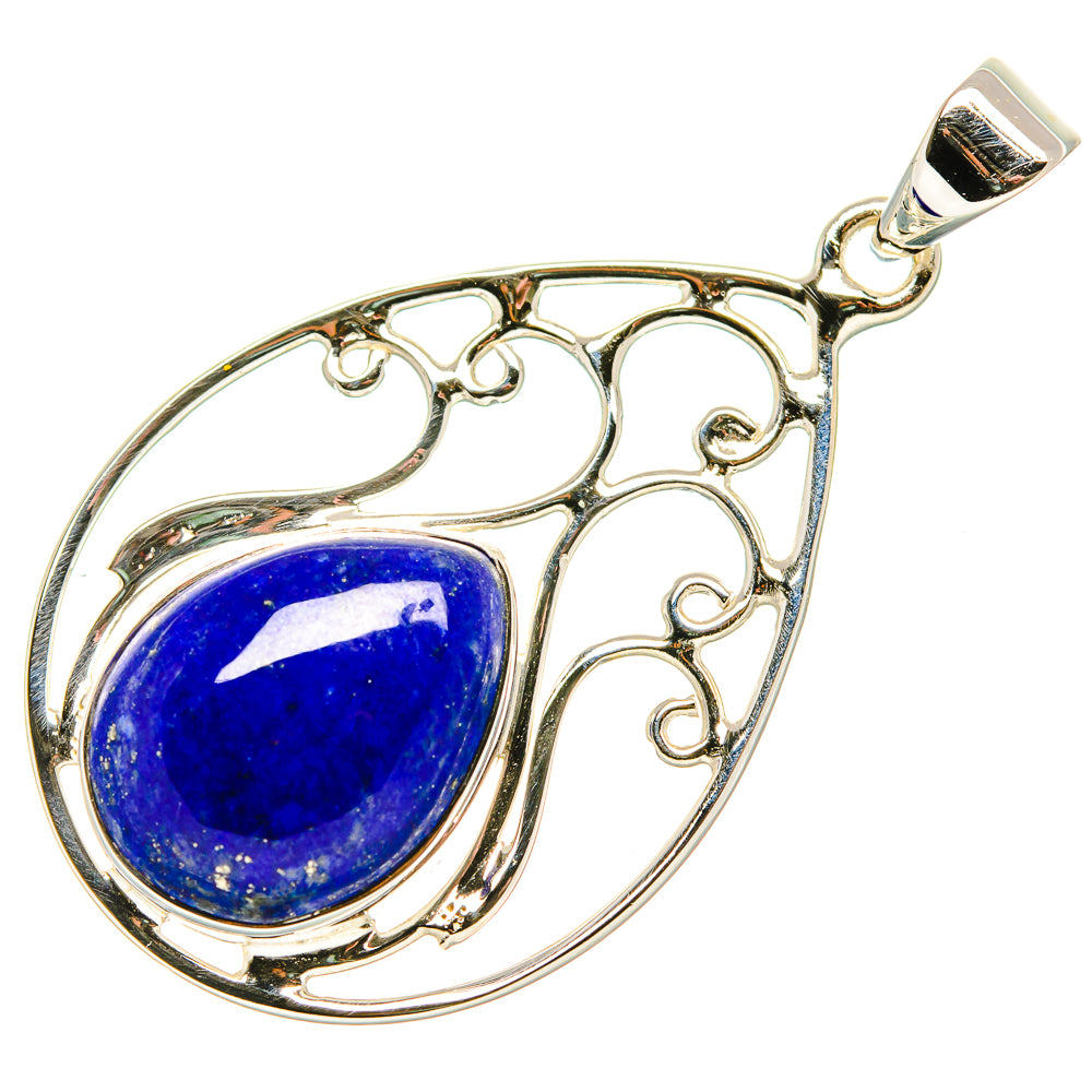 Lapis Lazuli Pendants handcrafted by Ana Silver Co - PD35046 - Photo 2