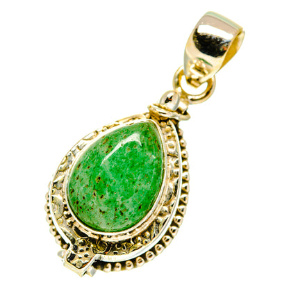 Green Aventurine Pendants handcrafted by Ana Silver Co - PD3505