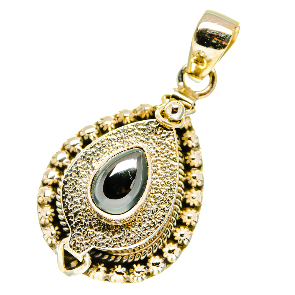 Hematite Pendants handcrafted by Ana Silver Co - PD3506
