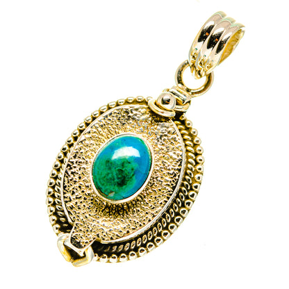Chrysocolla Pendants handcrafted by Ana Silver Co - PD3508