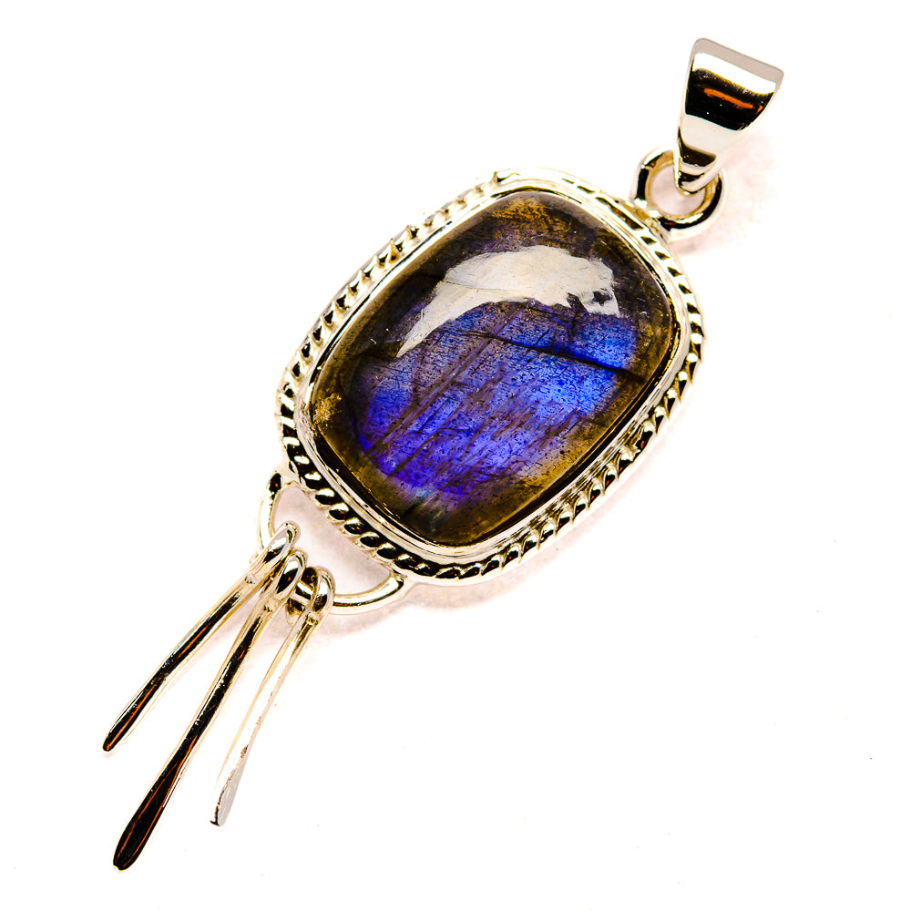 Labradorite Pendants handcrafted by Ana Silver Co - PD35083 - Photo 2