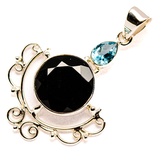 Black Onyx Pendants handcrafted by Ana Silver Co - PD35085 - Photo 2