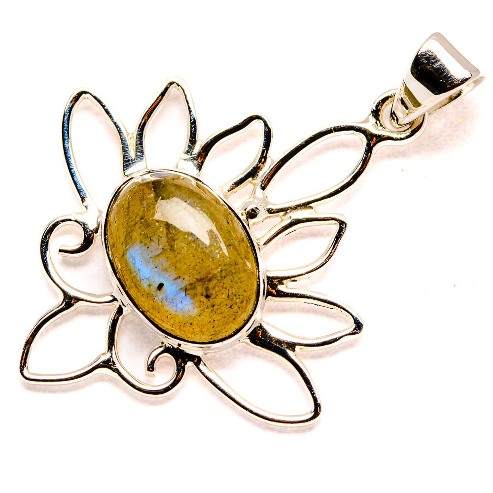 Labradorite Pendants handcrafted by Ana Silver Co - PD35086 - Photo 2