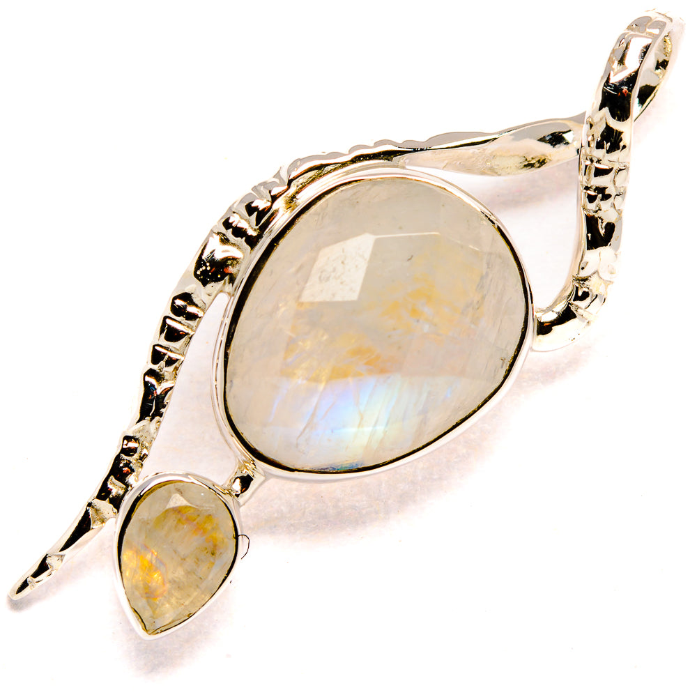 Rainbow Moonstone Pendants handcrafted by Ana Silver Co - PD35092 - Photo 2