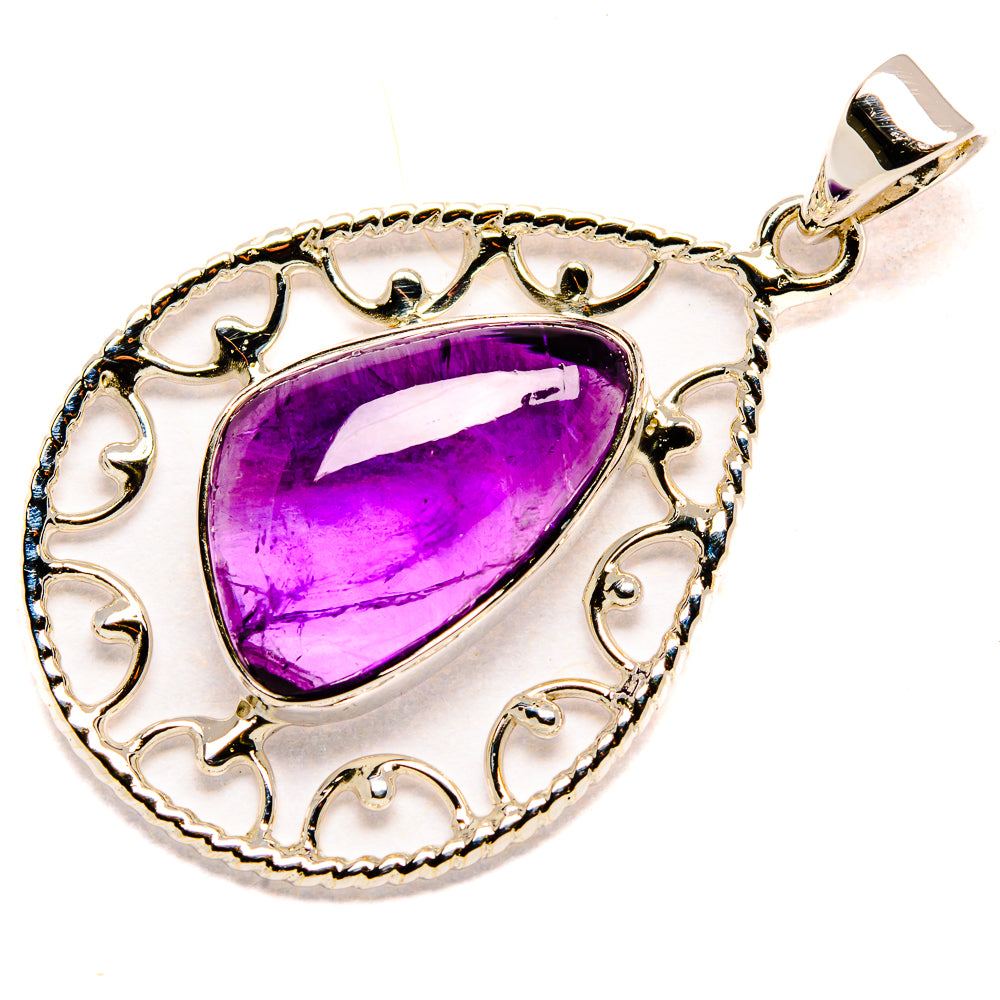 Amethyst Pendants handcrafted by Ana Silver Co - PD35093 - Photo 2
