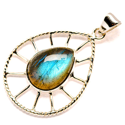 Labradorite Pendants handcrafted by Ana Silver Co - PD35103 - Photo 2